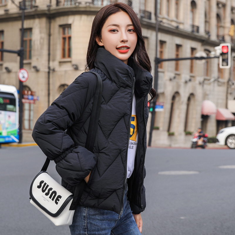 Winter down Korean version loose student women short cotton bread jacket 201019