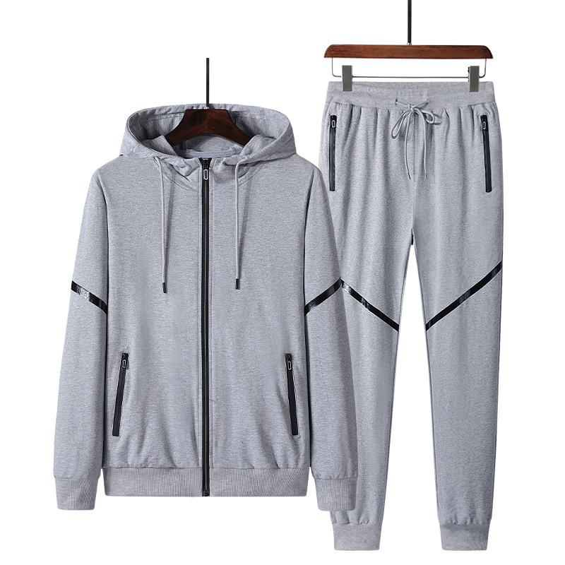 Autumn New Men'S Sportswear Sets Casual Spring Jogging Sport Suits Male Fashion Tracksuit Hooded Zipper Coat + Pants Plus Size, Black
Autumn New Men'S Sportswear Sets Casual Spring Jogging Sport Suits Male Fashion Tracksuit Hooded Zipper Coat + Pants Plus Size, Black