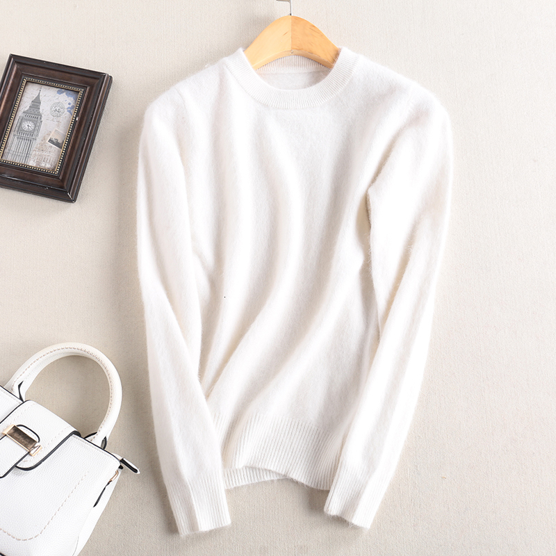 Women's Jersey 100% Pure Mink Cashmere Knit Pullovers Soft Winter 10colours O-neck Ladies Jumpers Woman Sweaters Clothes 7MY0, White
Women's Jersey 100% Pure Mink Cashmere Knit Pullovers Soft Winter 10colours O-neck Ladies Jumpers Woman Sweaters Clothes 7MY0, White