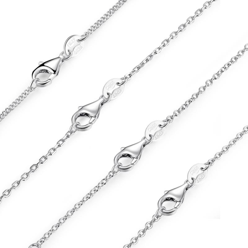 100% 925 Sterling Silver Multi-purpose Lobster Clasp Adjustable Necklace Chain Necklace for Women Pendants Fine Jewelry
100% 925 Sterling Silver Multi-purpose Lobster Clasp Adjustable Necklace Chain Necklace for Women Pendants Fine Jewelry