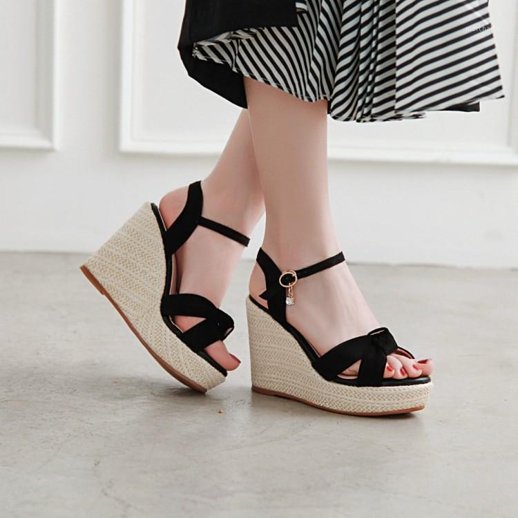 Big Size wedges shoes for women sandals women shoeswoman ladies summer Butterfly-knotted sloping heel sandals1, Beige
Big Size wedges shoes for women sandals women shoeswoman ladies summer Butterfly-knotted sloping heel sandals1, Beige