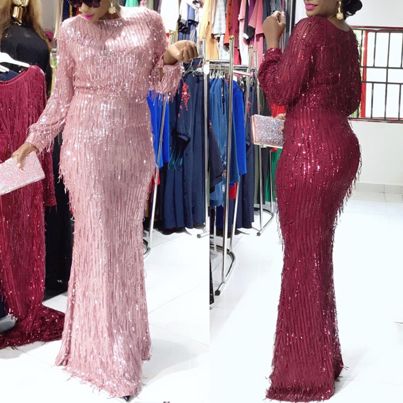 Tassel Sequins Shiny Dress Women Evening Party Sexy Bodycon Dress Elegant Lady Long Sleeve Glitter Dress 2020 New Year Robes, Black;gray
Tassel Sequins Shiny Dress Women Evening Party Sexy Bodycon Dress Elegant Lady Long Sleeve Glitter Dress 2020 New Year Robes, Black;gray