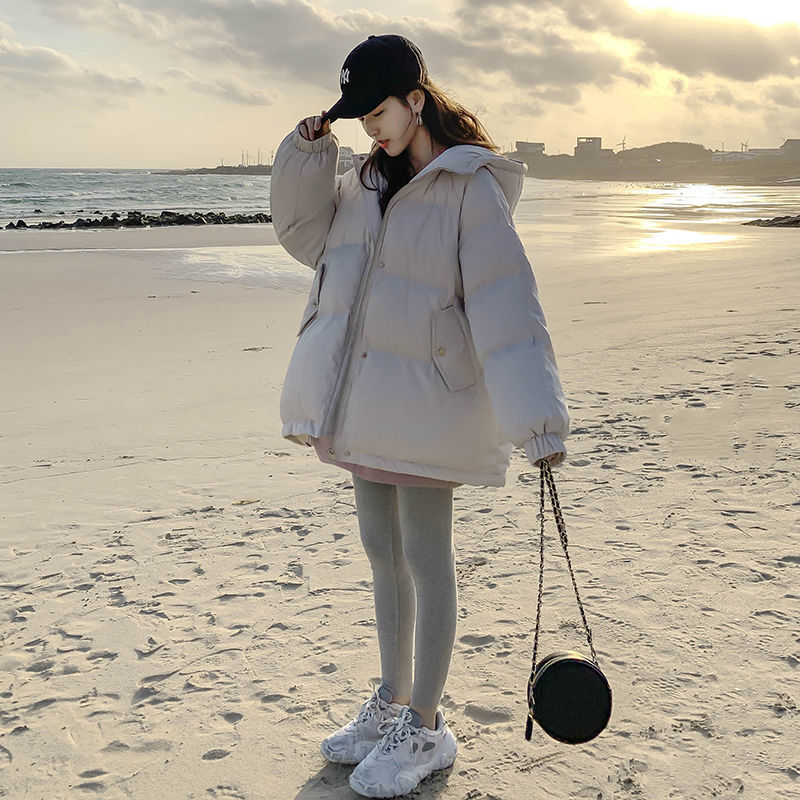 Oversize Winter Puffer Jackets For Women Female Korean Loose Long Sleeve Coats Woman Parkas Fashion Warm Coats And Jackets Women 201210