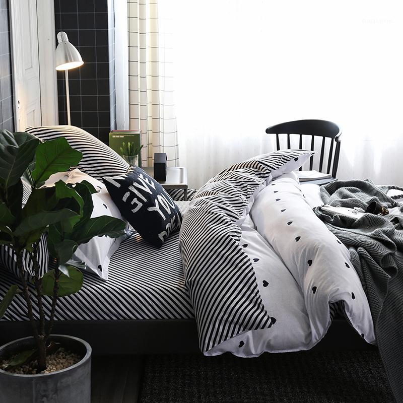 Fashion Bedding Sets Bed Linen Simple Style Duvet Cover Flat Sheet Bedding Set Winter Full King Single Queen,bed set 20191, White
Fashion Bedding Sets Bed Linen Simple Style Duvet Cover Flat Sheet Bedding Set Winter Full King Single Queen,bed set 20191, White