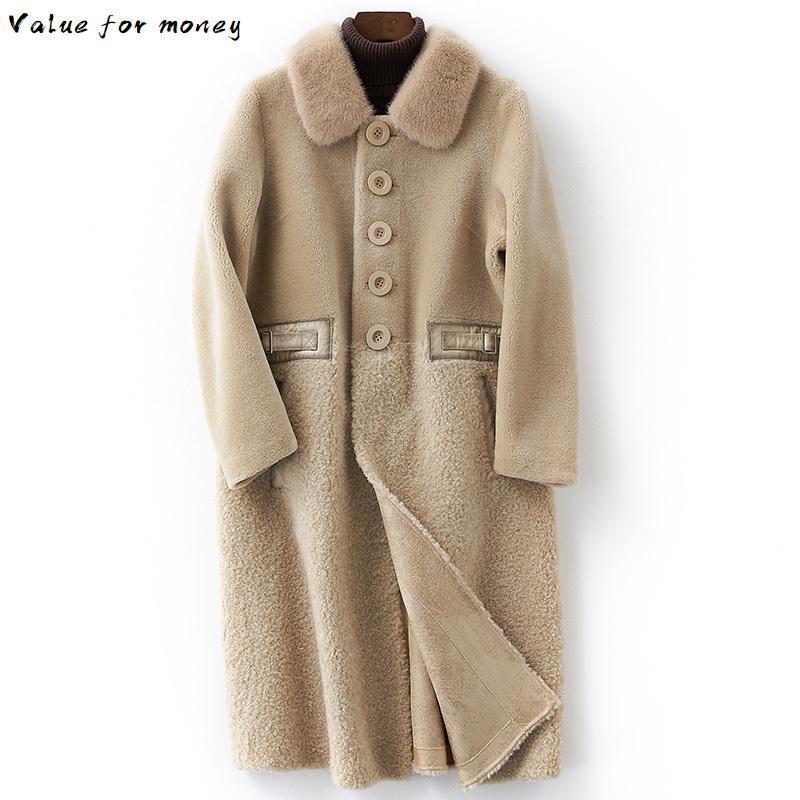 Fur Real Coat 100% Wool Jacket Autumn Winter Coat Women Clothes 2021 Korean Streetwear Sheep Shearling Suede Lining ZT3599, Green
Fur Real Coat 100% Wool Jacket Autumn Winter Coat Women Clothes 2021 Korean Streetwear Sheep Shearling Suede Lining ZT3599, Green