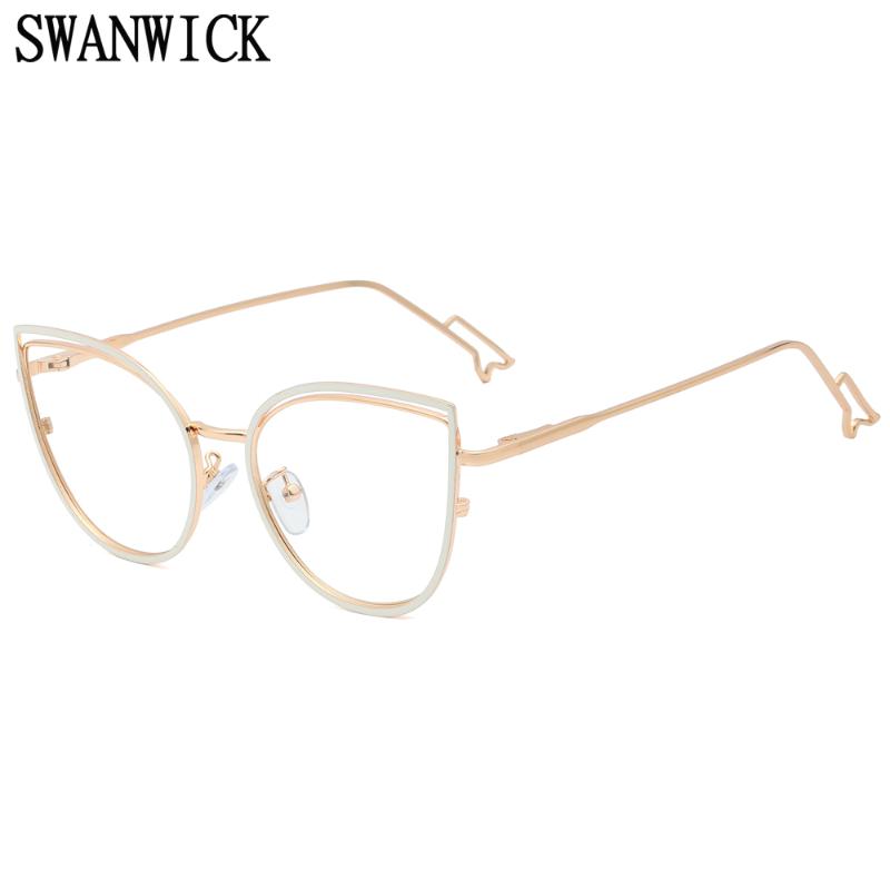 Swanwick cat eye blue light blocking glasses female computer optical glasses frames fashion women metal retro black red clear
Swanwick cat eye blue light blocking glasses female computer optical glasses frames fashion women metal retro black red clear