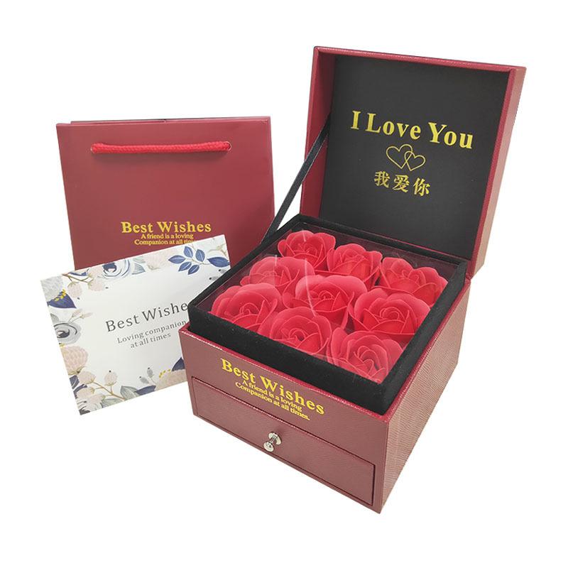 ROSE SPACE Artificial Flower Jewelry Box Flower Gifts Valentines Gift For Mom Rose Box Girlfriend Birthday Wedding Gifts, Red style 14
ROSE SPACE Artificial Flower Jewelry Box Flower Gifts Valentines Gift For Mom Rose Box Girlfriend Birthday Wedding Gifts, Red style 14