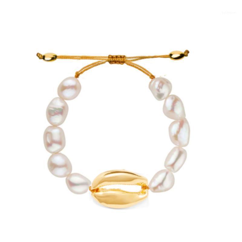 Classic Baroque Pearl Friendship Bracelet Gold color Shells Bangle for women Cowrie Adjustable Arm accessories boho Jewelry Gift1
Classic Baroque Pearl Friendship Bracelet Gold color Shells Bangle for women Cowrie Adjustable Arm accessories boho Jewelry Gift1
