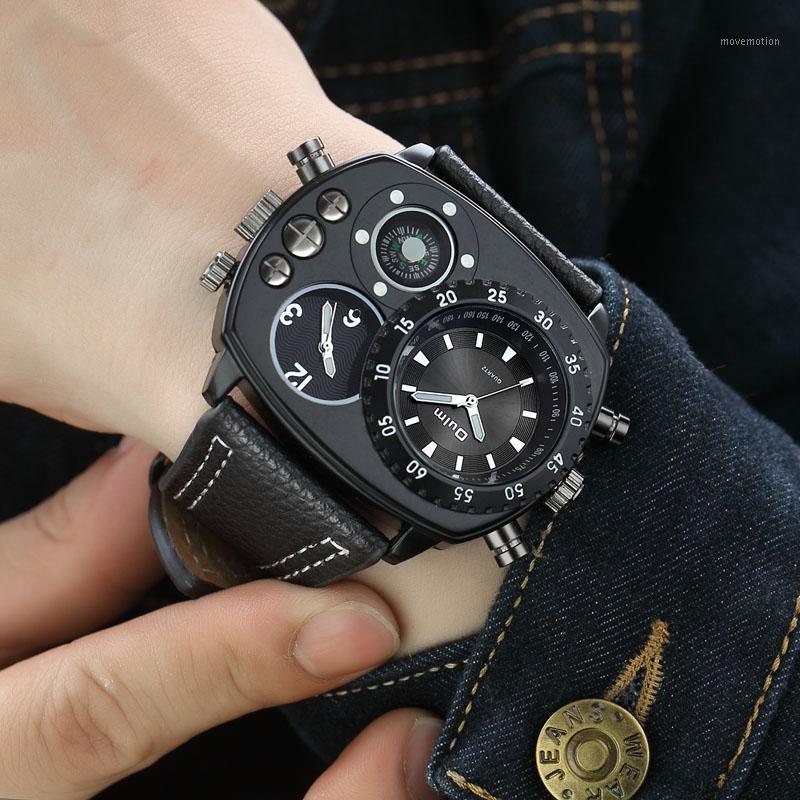 Oulm Genuine Leather Strap Watches Large Dial Dual Time Zone Wristwatch Decorative Compass Male Quartz Sport Luxury Watch1, White
Oulm Genuine Leather Strap Watches Large Dial Dual Time Zone Wristwatch Decorative Compass Male Quartz Sport Luxury Watch1, White