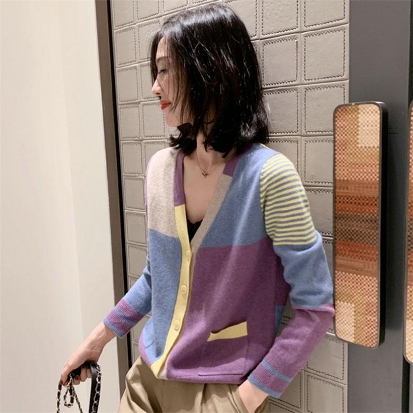 Women Solid Knitted Sweater and Cardigans Full Sleeve Ladies Office Tops Female Autumn New 201223