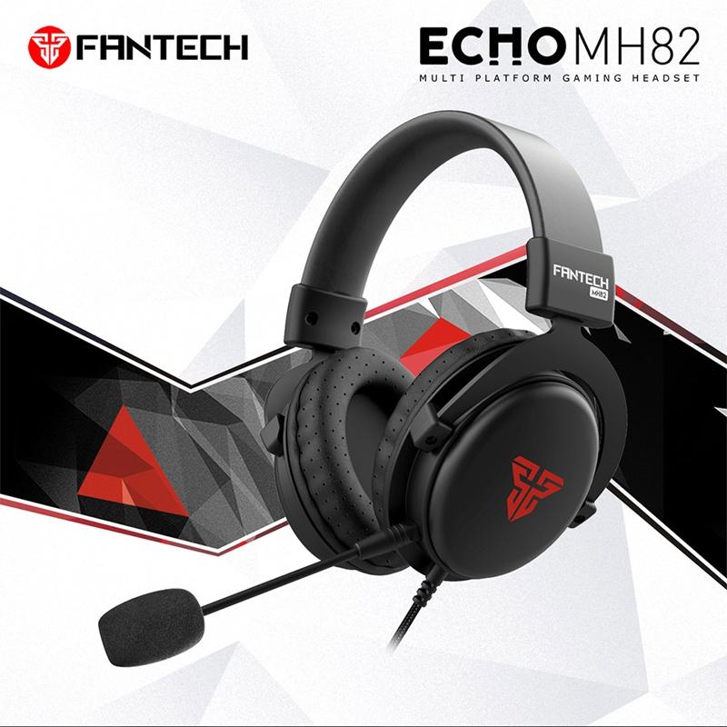 FANTECH MH82 3.5MM Plug Gaming Headphones Wired PC Stereo Earphones Headphones with Microphone for Profession Gamer FPS Game, Black
FANTECH MH82 3.5MM Plug Gaming Headphones Wired PC Stereo Earphones Headphones with Microphone for Profession Gamer FPS Game, Black