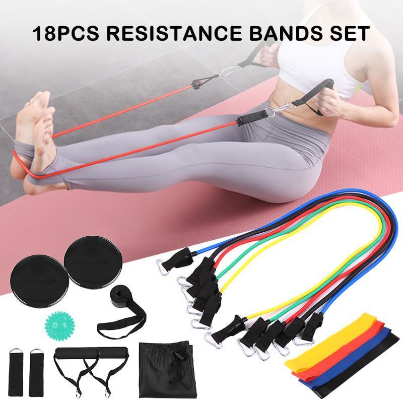18PCS Gym Fitness Equipment Resistance Bands Set Workout Fintess Exercise Rehab Bands Loop Spiky Massage Ball for Home Gym1
18PCS Gym Fitness Equipment Resistance Bands Set Workout Fintess Exercise Rehab Bands Loop Spiky Massage Ball for Home Gym1