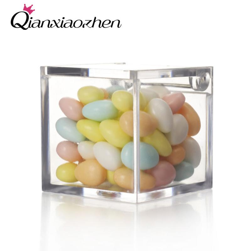 Qianxiaozhen 12pcs Clear Square Plastic Wedding Candy Box Favor Boxes Wedding Favors And Gifts Event & Party Supplies
Qianxiaozhen 12pcs Clear Square Plastic Wedding Candy Box Favor Boxes Wedding Favors And Gifts Event & Party Supplies