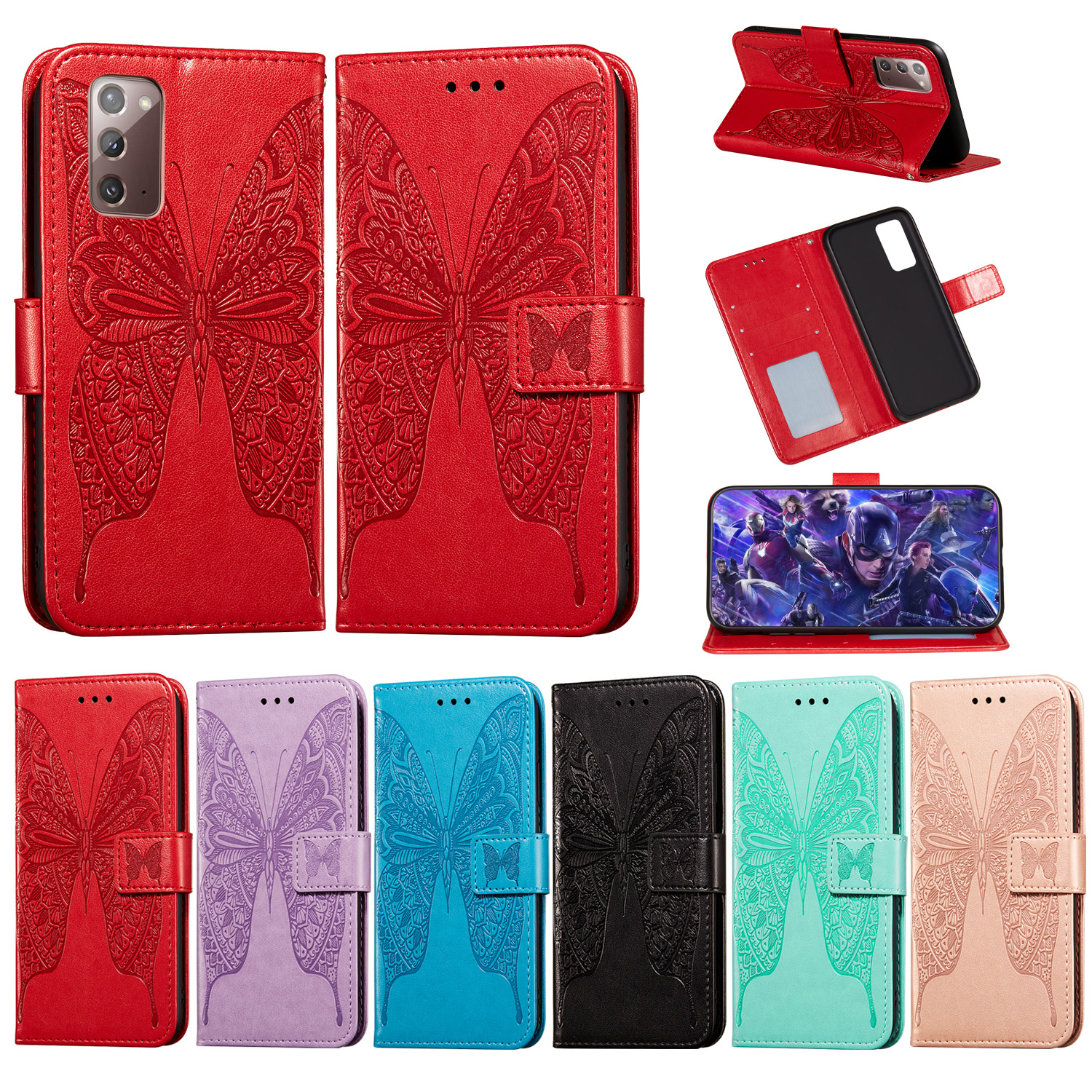 Phone Case for Samsung Galaxy S21 Note 20 S20 Ultra S10 Plus A51 A71 A41 A11 A31 A11 A01 A11 M31 A81 A91 Leather Butterfly Flip Case, Mix color
Phone Case for Samsung Galaxy S21 Note 20 S20 Ultra S10 Plus A51 A71 A41 A11 A31 A11 A01 A11 M31 A81 A91 Leather Butterfly Flip Case, Mix color