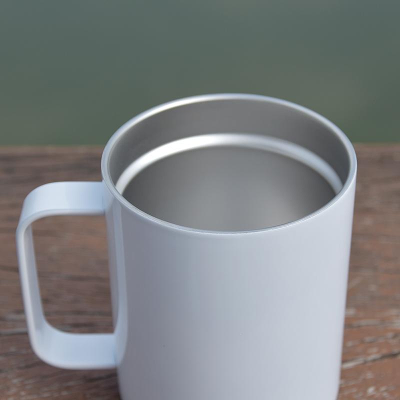 US warehouse! Blank Sublimation Coffee Mug with Handle 10oz Tumbler Stainless Steel Travel Tumblers Double Wall Vacuum Insulated Tumbler handles cup