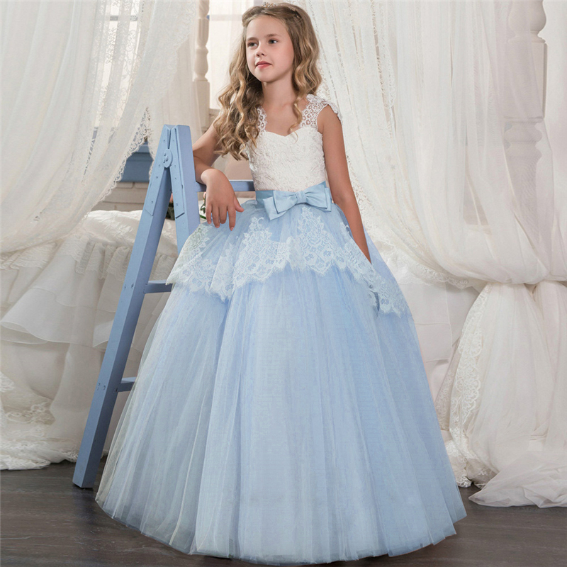 Kids Girls Clothes Lace Flower Fancy Bridesmaid Kids Dresses Children Princess Dress long Gowns Pageant Party Communion Cosutme, As picture
Kids Girls Clothes Lace Flower Fancy Bridesmaid Kids Dresses Children Princess Dress long Gowns Pageant Party Communion Cosutme, As picture