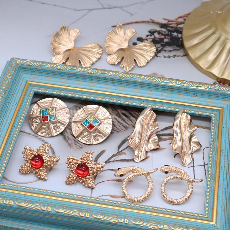 Stud Personality Round Star Snake Flower Stud-Earring Alloy Exaggerate Creative Vintage Brincos Dangle Dripping Geometry Mujer Decora1
Stud Personality Round Star Snake Flower Stud-Earring Alloy Exaggerate Creative Vintage Brincos Dangle Dripping Geometry Mujer Decora1