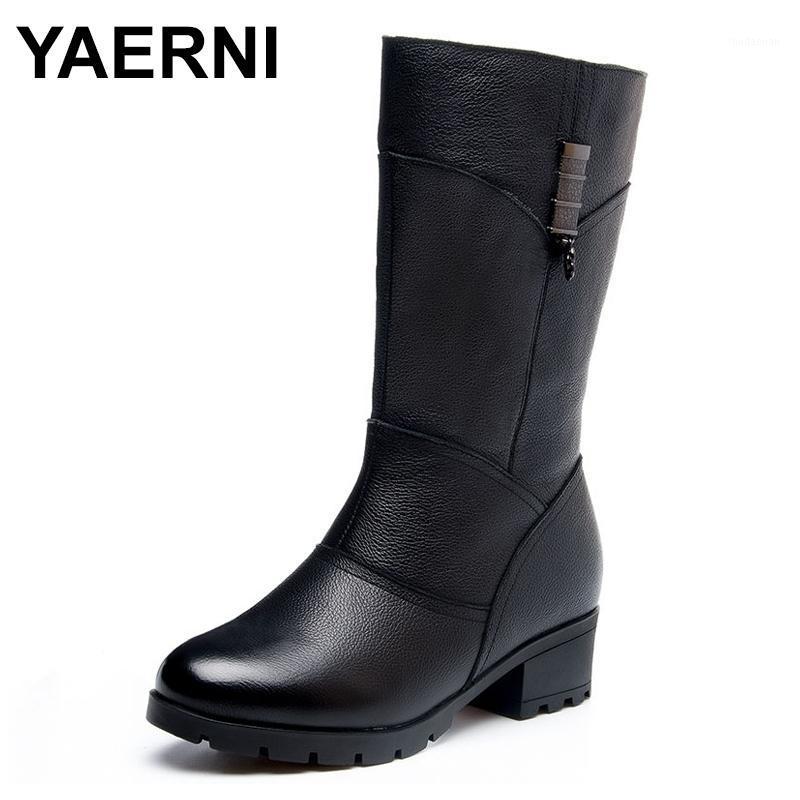 YAERNI Winter Fur Women Warm Boots Genuine Leather Snow Boots Woman Rubber Mid-Calf Soles Fashion High Heels Shoes Woman1, Short plush black
YAERNI Winter Fur Women Warm Boots Genuine Leather Snow Boots Woman Rubber Mid-Calf Soles Fashion High Heels Shoes Woman1, Short plush black