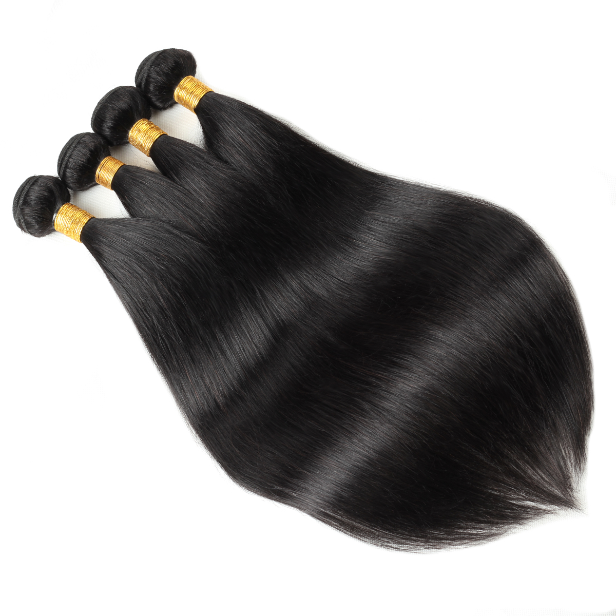 3Pcs Loose Deep Curly Brazilian Human Hair Bundles Yaki Straight Body Water Virgin Hair Extensions