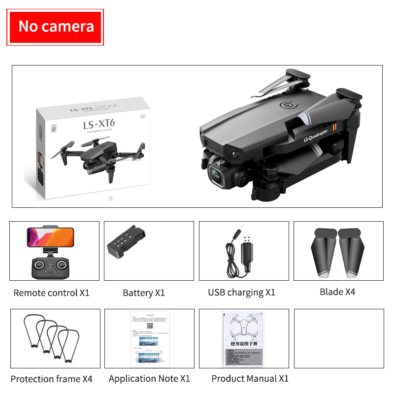 New RC drone 4K 1080P HD dual camera fixed height WiFi Fpv visual transmission Foldable Quadcopter RC Drone Toy, No camera
New RC drone 4K 1080P HD dual camera fixed height WiFi Fpv visual transmission Foldable Quadcopter RC Drone Toy, No camera