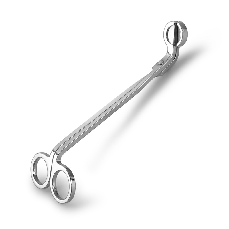 50pcs 180mm Candle Cutter Wick Oil Lamp Stainless Steel Scissors Trim Trimmer Cutters Clipper Snuffers Gift2473662