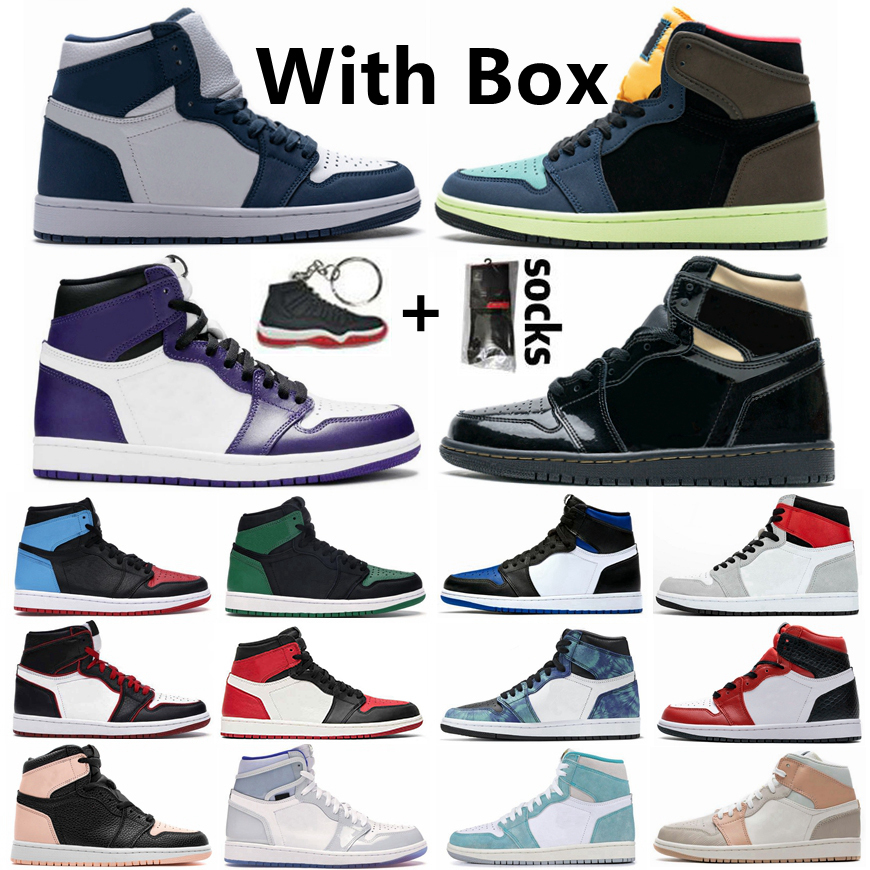 New Bio Hack Royal Toe Pine Green 1s Mens Women Basketball Shoes Court Purple Obsidian 1 UNC Tie Dye Luck Green Sports Sneakers
New Bio Hack Royal Toe Pine Green 1s Mens Women Basketball Shoes Court Purple Obsidian 1 UNC Tie Dye Luck Green Sports Sneakers