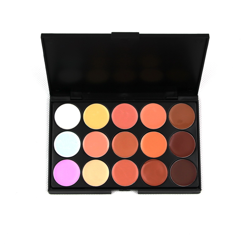 15 Color Pro Concealer Palette Cream Full Coverage Moisturizer Brighten Nutritious Makeup Lady Face Concealers, Mixed color
15 Color Pro Concealer Palette Cream Full Coverage Moisturizer Brighten Nutritious Makeup Lady Face Concealers, Mixed color