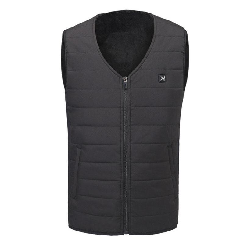 Men Autumn winter Smart heating Cotton Vest USB Infrared Heating Winter Thermal Flexible Women Vest Warm Outdoor Jacket Ele Q5G9, As pic
Men Autumn winter Smart heating Cotton Vest USB Infrared Heating Winter Thermal Flexible Women Vest Warm Outdoor Jacket Ele Q5G9, As pic