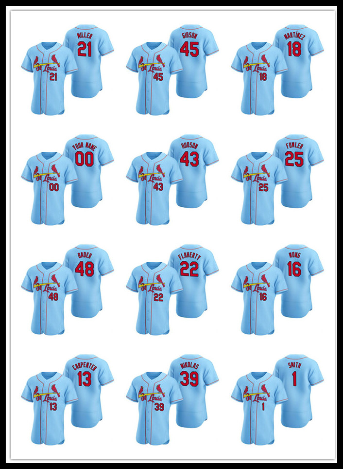 St. Louis Cardinals MEN WOMEM YOUTH 16 Kolten Wong 1 Ozzie Smith 46 Goldschmidt Blue Authentic 2020 Alternate baseball Jersey, Black
St. Louis Cardinals MEN WOMEM YOUTH 16 Kolten Wong 1 Ozzie Smith 46 Goldschmidt Blue Authentic 2020 Alternate baseball Jersey, Black