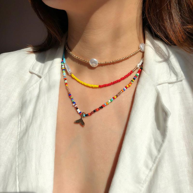 G.YCX Irregular Pearl Horn Pendant Multi-layer Colliers Necklace Women Vsco Girl Heishi Beads Surfers Necklace Choker Gifts
G.YCX Irregular Pearl Horn Pendant Multi-layer Colliers Necklace Women Vsco Girl Heishi Beads Surfers Necklace Choker Gifts