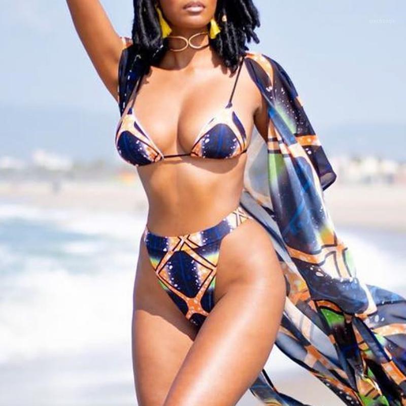 Sexy Swimsuit Women Bikini Printed High Waist Bandage Lace Up Swimsuit Push-up Bikini Split Beachwear Set1
Sexy Swimsuit Women Bikini Printed High Waist Bandage Lace Up Swimsuit Push-up Bikini Split Beachwear Set1
