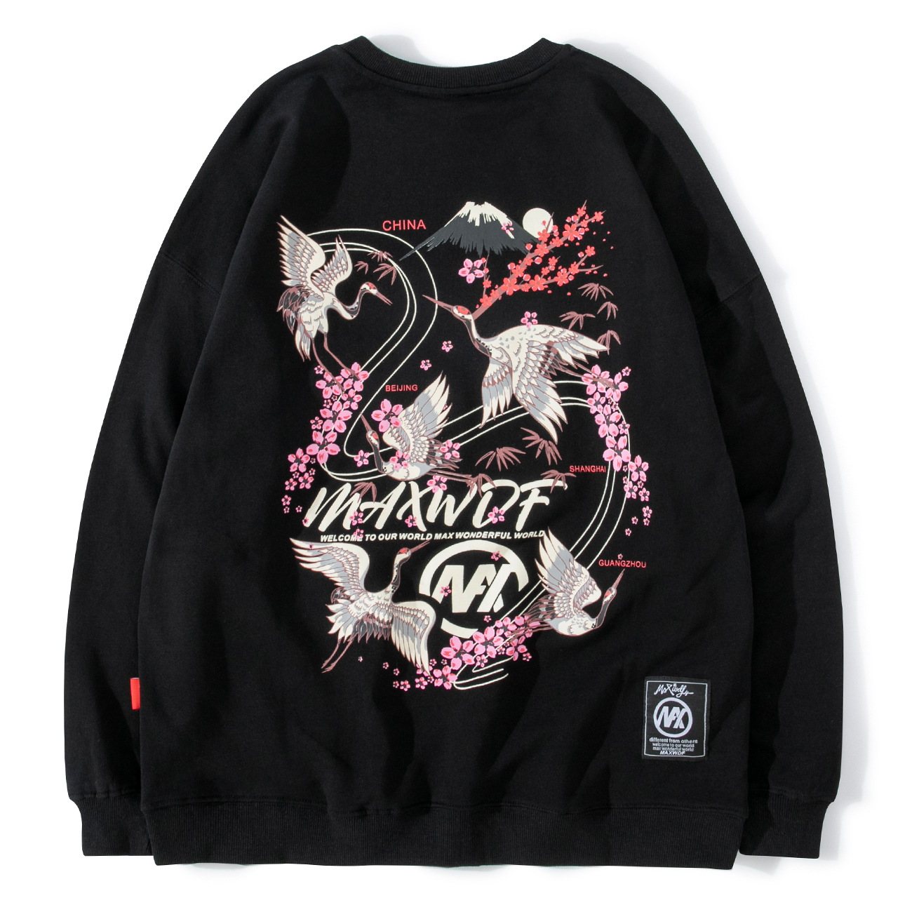 2021 New Crane Japanese Sakura Print Harajuku Hip Hop Streetwear Hoodie Sweatshirt Men Cotton Autumn Loose Pullover Oversize Black 49rq, Blue
2021 New Crane Japanese Sakura Print Harajuku Hip Hop Streetwear Hoodie Sweatshirt Men Cotton Autumn Loose Pullover Oversize Black 49rq, Blue