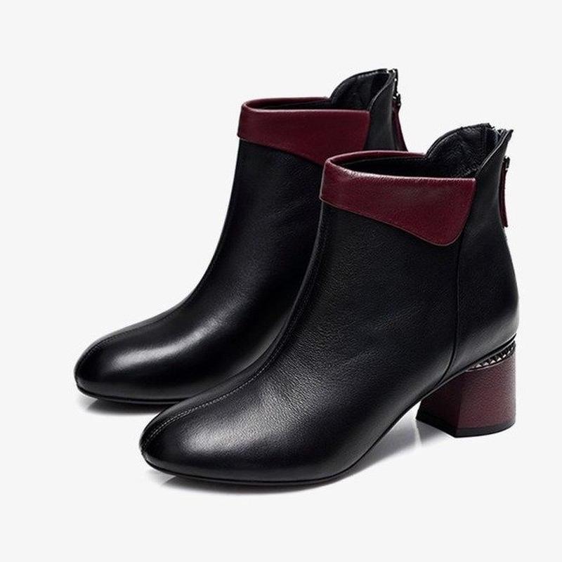 New Large Size Women's Short Boots Autumn and Winter Mid-heel Net Red Women's Shoes British Boots Ankle, Black single boots
New Large Size Women's Short Boots Autumn and Winter Mid-heel Net Red Women's Shoes British Boots Ankle, Black single boots