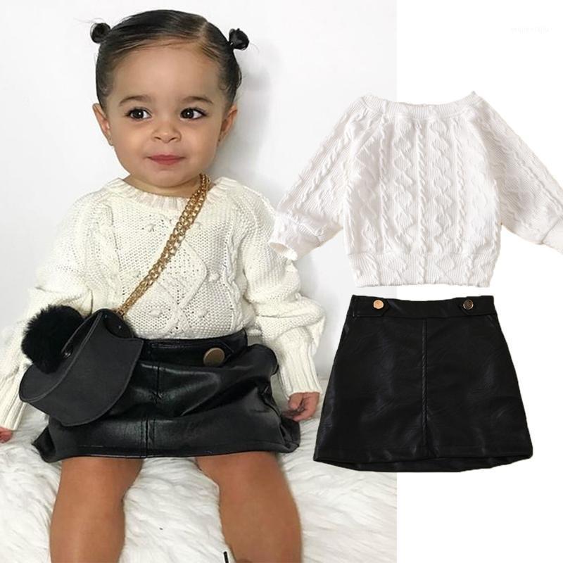 Clothing Sets Toddler Kids Baby Girls Clothes Long Sleeve Solid Sweater Knit Tops Leather Skirts Set Outfits 2 3 4 5 6 Years Ropa Para Bebes, White
Clothing Sets Toddler Kids Baby Girls Clothes Long Sleeve Solid Sweater Knit Tops Leather Skirts Set Outfits 2 3 4 5 6 Years Ropa Para Bebes, White
