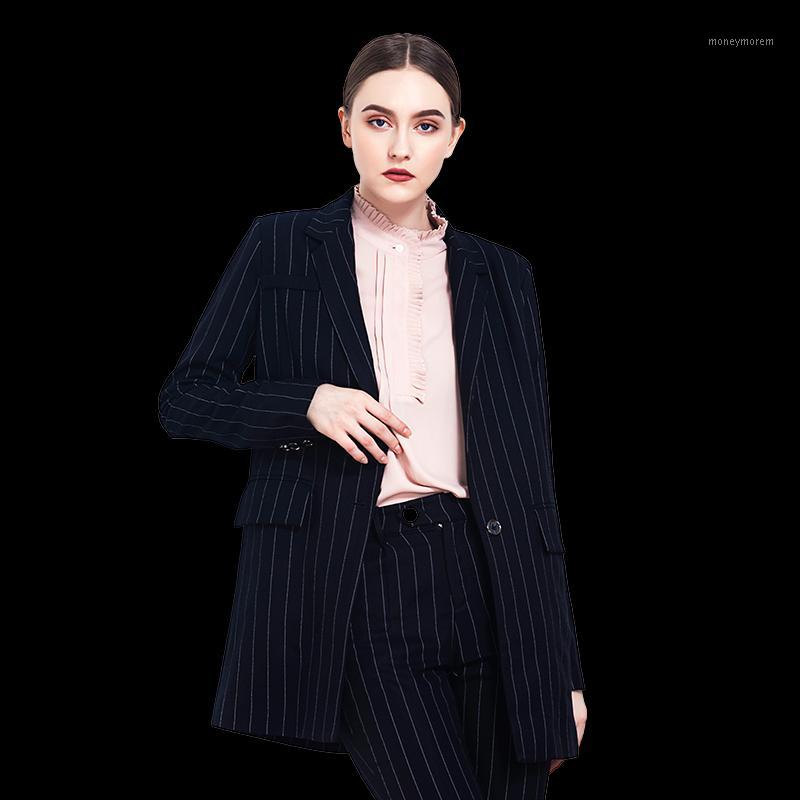 Fashion Spring Trench Office Lady Striped Blazers Women Single Button Outwear1, As pic
Fashion Spring Trench Office Lady Striped Blazers Women Single Button Outwear1, As pic