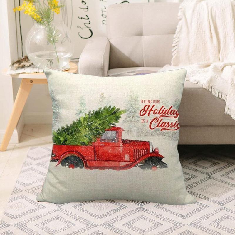 18Inch Home Pillowcase Cute Car Santa Truck Cotton Home Case Decoration Throw Linen Cover Cushion Sofa Pillow E5C2 Pillow Case1
18Inch Home Pillowcase Cute Car Santa Truck Cotton Home Case Decoration Throw Linen Cover Cushion Sofa Pillow E5C2 Pillow Case1