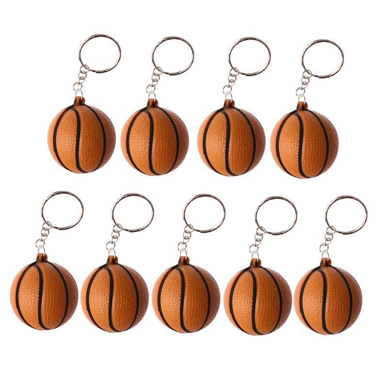 9pcs PU Foam Basketball Pendant Keychain Basketball Toy Keyring Creative Pendant Keychain
9pcs PU Foam Basketball Pendant Keychain Basketball Toy Keyring Creative Pendant Keychain