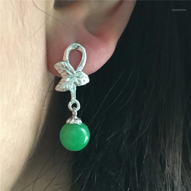Ethnic Style Earrings Green Stone Real Pure 925 Sterling Silver Dangle Earrings1
Ethnic Style Earrings Green Stone Real Pure 925 Sterling Silver Dangle Earrings1