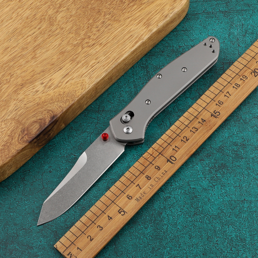 940 Folding Knife M390 Blade Titanium Handle Outdoor Camping Hunting Survival Tactical Pocket Fruit Gift Knives utility EDC Tools
940 Folding Knife M390 Blade Titanium Handle Outdoor Camping Hunting Survival Tactical Pocket Fruit Gift Knives utility EDC Tools