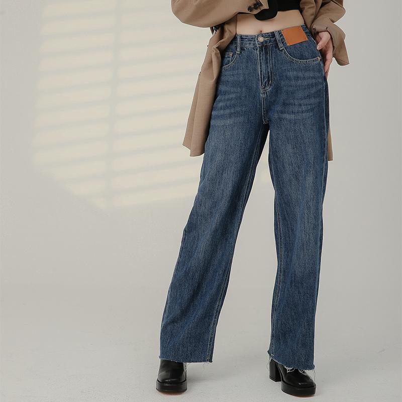 Women Jeans For Women Fashion Straight Loose Boyfriend Full Length High Waist Casual Wide Leg Jean Female Denim Pants WJ182, Blue
Women Jeans For Women Fashion Straight Loose Boyfriend Full Length High Waist Casual Wide Leg Jean Female Denim Pants WJ182, Blue