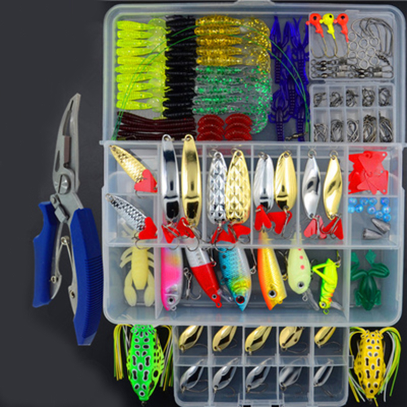 205/206/207Pcs Fishing Lures Set Mixed Minnow Spoon Lure Soft Lure Fishing Accessory In Box Artificial Bait Pesca B226 201031
205/206/207Pcs Fishing Lures Set Mixed Minnow Spoon Lure Soft Lure Fishing Accessory In Box Artificial Bait Pesca B226 201031