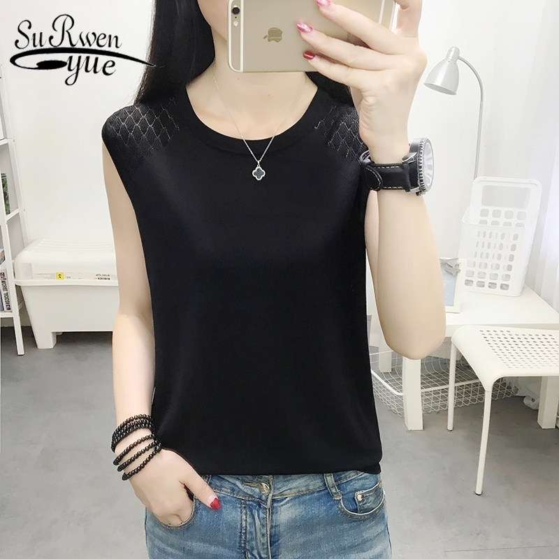 New Sleeveless Hollow Out Women Clothes Vest Women' Outer Wear Short T-shirt Women' Inner Sexy Solid 8901 50 Y200828, Khaki
New Sleeveless Hollow Out Women Clothes Vest Women' Outer Wear Short T-shirt Women' Inner Sexy Solid 8901 50 Y200828, Khaki