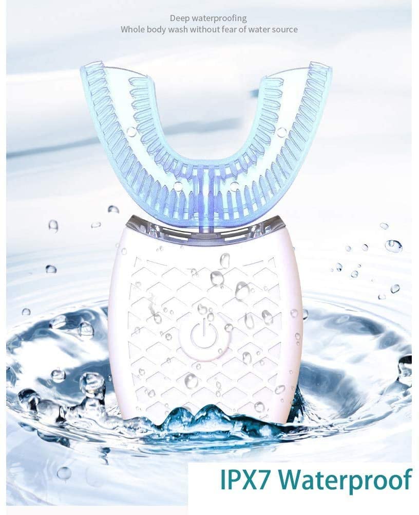 Tooth Cleaner, Electric Toothbrush, Auto Cleaning, 360 ° U-Shaped Oral, Tooth Cleaner, Teeth Whitening,4 Optional IPX7 Modes, Waterproof
Tooth Cleaner, Electric Toothbrush, Auto Cleaning, 360 ° U-Shaped Oral, Tooth Cleaner, Teeth Whitening,4 Optional IPX7 Modes, Waterproof