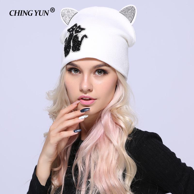 New Winter Women Knitted Hats lady Warm Caps Diamond Kitty Cat Ears Solid Thicker Girls Cap Cute High Quality Wool Hat 2020, Red
New Winter Women Knitted Hats lady Warm Caps Diamond Kitty Cat Ears Solid Thicker Girls Cap Cute High Quality Wool Hat 2020, Red