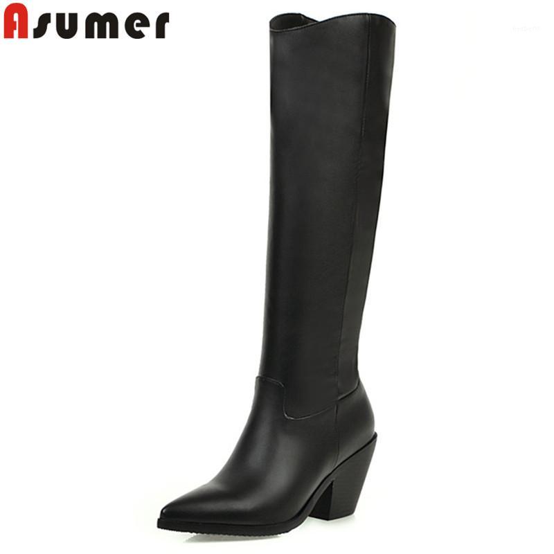 ASUMER large size 34-46 fashion autumn winter boots pointed toe knee high boots women slip on ladies prom 2020 new1, Red
ASUMER large size 34-46 fashion autumn winter boots pointed toe knee high boots women slip on ladies prom 2020 new1, Red