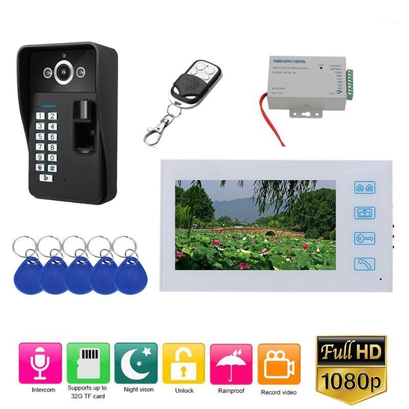7 inch Record Wired Video Door Phone Doorbell Intercom System with Fingerprint RFID AHD 1080P Camera Door Access Control System1
7 inch Record Wired Video Door Phone Doorbell Intercom System with Fingerprint RFID AHD 1080P Camera Door Access Control System1