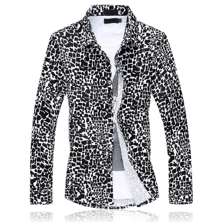 2021 New Spring Autumn Casual Shirts Long Sleeve Brand Printed Button-up Formal Fashion Hip Hop Leopard Men Shirt 6mtr, Navy blue
2021 New Spring Autumn Casual Shirts Long Sleeve Brand Printed Button-up Formal Fashion Hip Hop Leopard Men Shirt 6mtr, Navy blue
