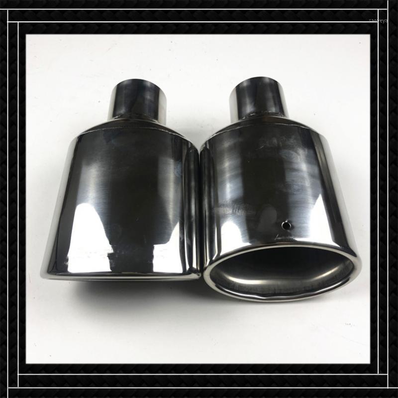 1 pair Length 200mm IN-54 OUT-75MM Top quality Stainless Steel Oval Muffler tip Car Universal Exhaust system1
1 pair Length 200mm IN-54 OUT-75MM Top quality Stainless Steel Oval Muffler tip Car Universal Exhaust system1