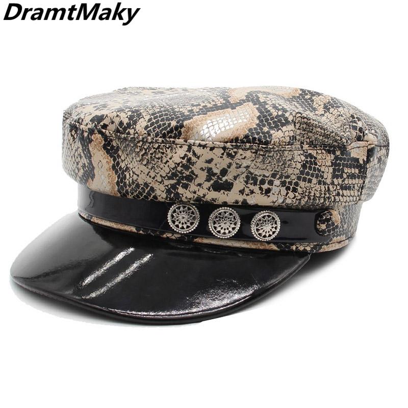 New Beret Cap Fashion Women Casual Snake PU Leather Beret Hat For Women's hat Autumn Winter Retro Beanie Caps Hot gorro gorras
New Beret Cap Fashion Women Casual Snake PU Leather Beret Hat For Women's hat Autumn Winter Retro Beanie Caps Hot gorro gorras