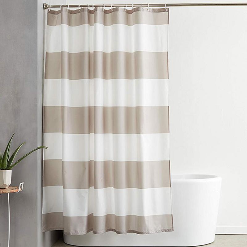 Stripe Printing Shower Curtains Thicken Bathtub Covers Waterproof Mildew Proof Bathroom Screen with Hooks Bath Curtains
Stripe Printing Shower Curtains Thicken Bathtub Covers Waterproof Mildew Proof Bathroom Screen with Hooks Bath Curtains